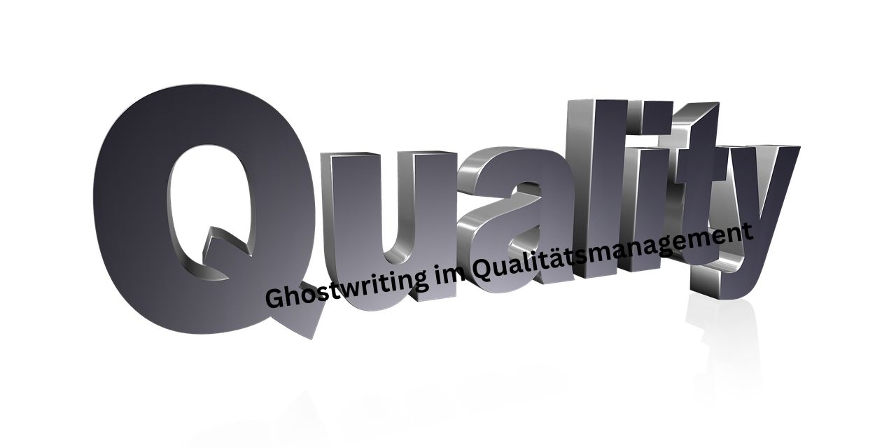 Ghostwriter im Qualitätsmanagement